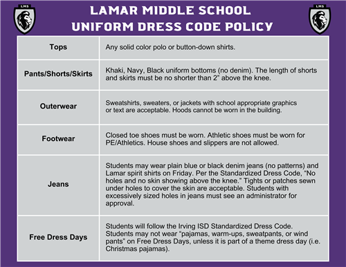 LMS Dress Code